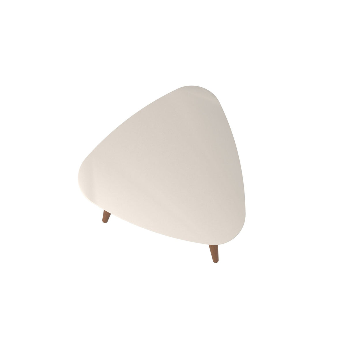 Utopia - Triangle End Table - Off White