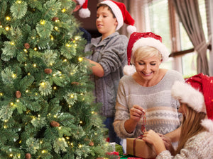 5FT Pre-Lit Artificial Christmas Tree