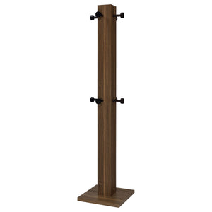 Rawlins - Coat Rack With 8 Hooks - Walnut