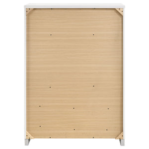 Dulcey - 5 Drawer Bedroom Chest - White