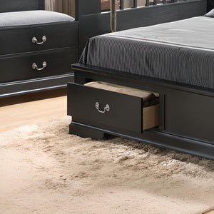 Upholstered Panel Sleigh Bed Design