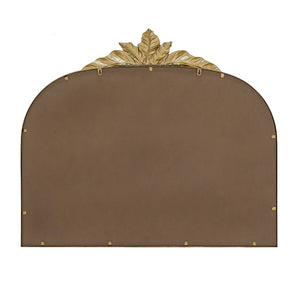 Arched Wall Mirror With Metal Frame, Wall Mirror For Living Room
