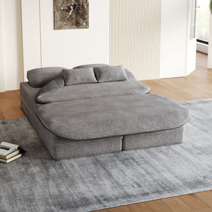 2 In 1 Foldable Sofa Bed With Multi Functional Blanket