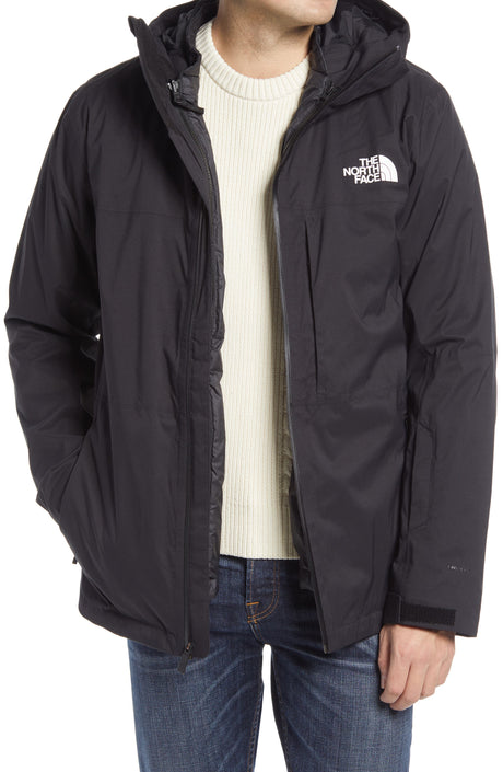 Men's Black Thermoball Eco Triclimate Water Resistant Jacket