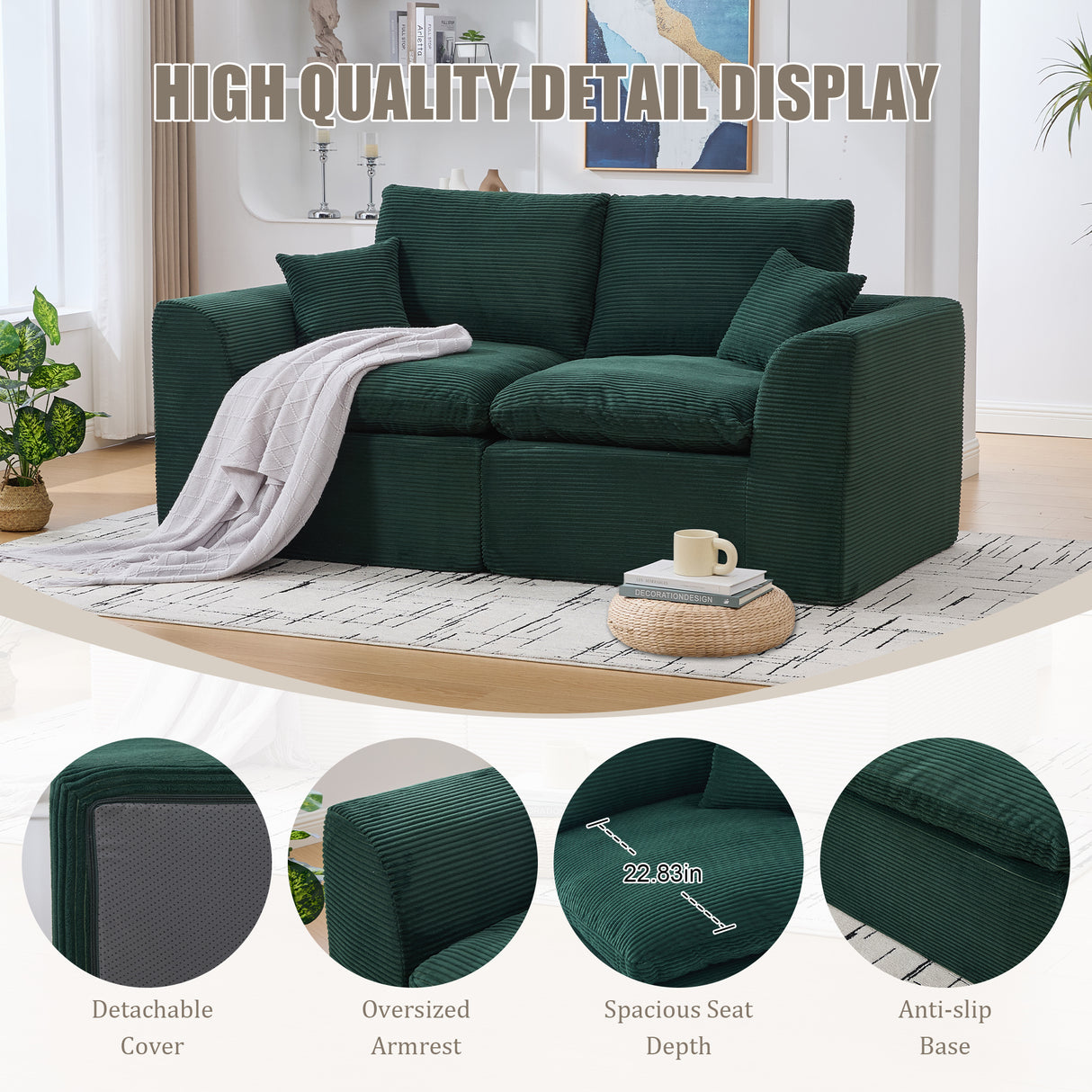 United We Win Modular Sectional Sofa - Comfy Cloud Design
