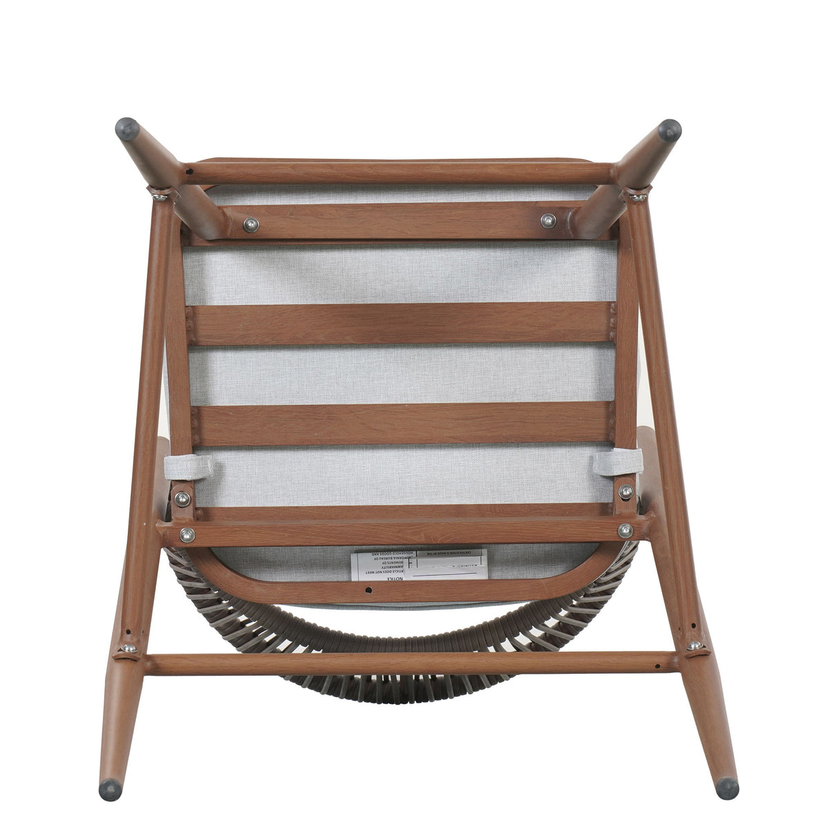 Outdoor Bar Height Metal Frame Counter Stools With Scallop Shaped Backrest & Water Resistant Cushions