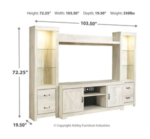 Bellaby - Entertainment Center - Best Buy Furniture