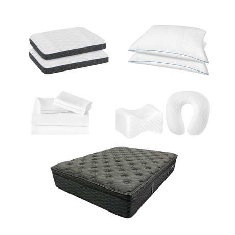 The Restonic Luxury Euro Top Mattress Ensemble