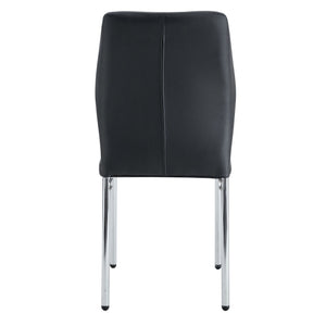 Luxury Simple High Resilience Dining Chair With Metal Legs