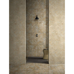 Hexagon Natural Marble Polished Tile For Wall And Floor (Set of 12)