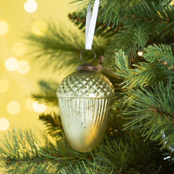 Tear Drop Ornament, Decorative Hanging Christmas Tree Ornaments For Holiday Party Decorations (Set of 12)