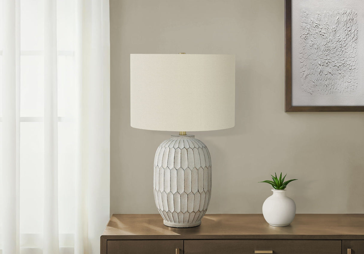 Table Lamp, Lighting, Transitional - Cream - Best Buy Furniture