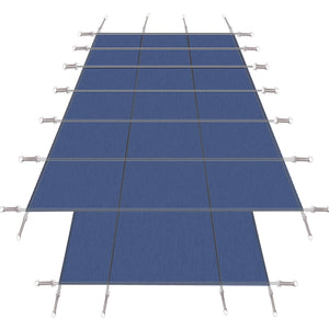16 X 32 Ft High Strength Pool Safety Cover For Inground Winter Swimming Pools With Center End Step