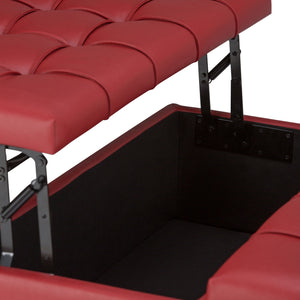 Harrison - Upholstered Coffee Table Storage Ottoman