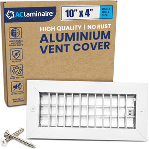Adjustable Aluminum HVAC Vent Cover 10X4 - Box of 24