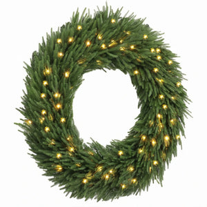 36-Inch Pre-Lit Christmas Wreath