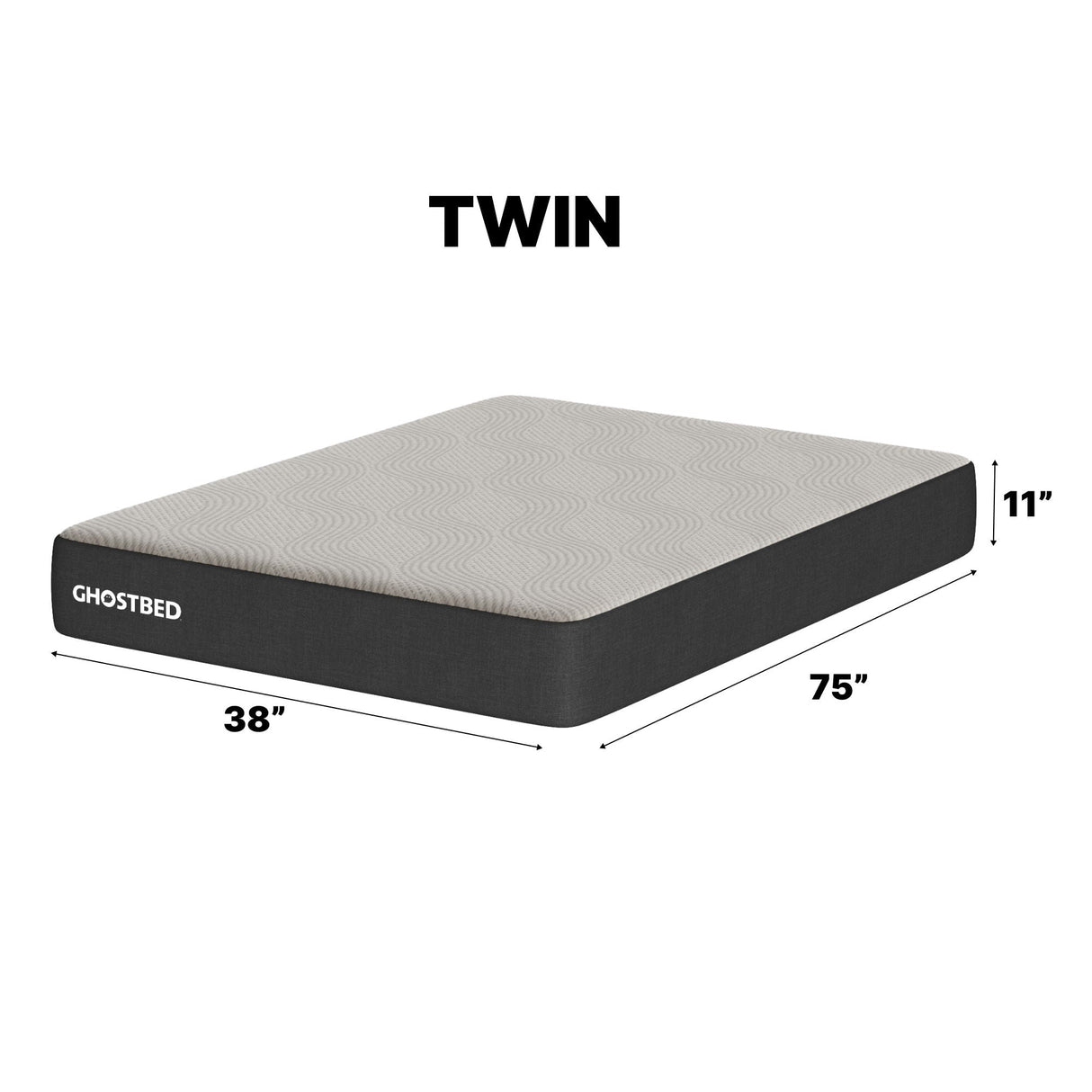 Essential 11" Foam Mattress with Cooling Gel Memory Foam and GhostFlex Support
