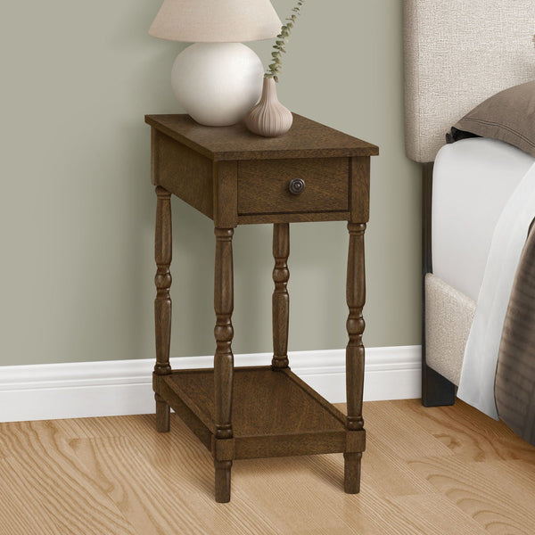 Accent End Table, 2 Tier, Storage Drawer, Traditional Stylish Design - Best Buy Furniture