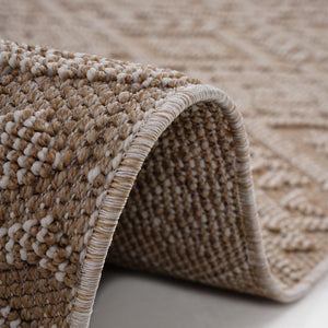 Guros - 6' X 9' Traditional Indoor / Outdoor Area Rug - Natural