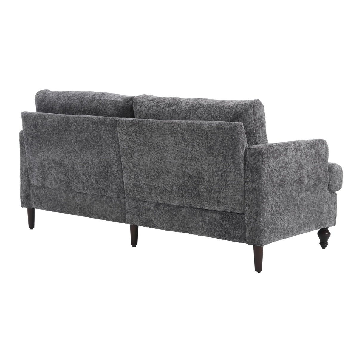 Mid Century Modern Fabric Loveseat Sofa, 2 Seat Upholstered Couch