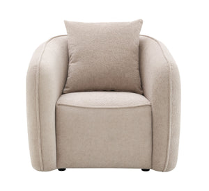Keith - 3 Piece Living Room Set (Comes With Matching Color Toss Pillows)