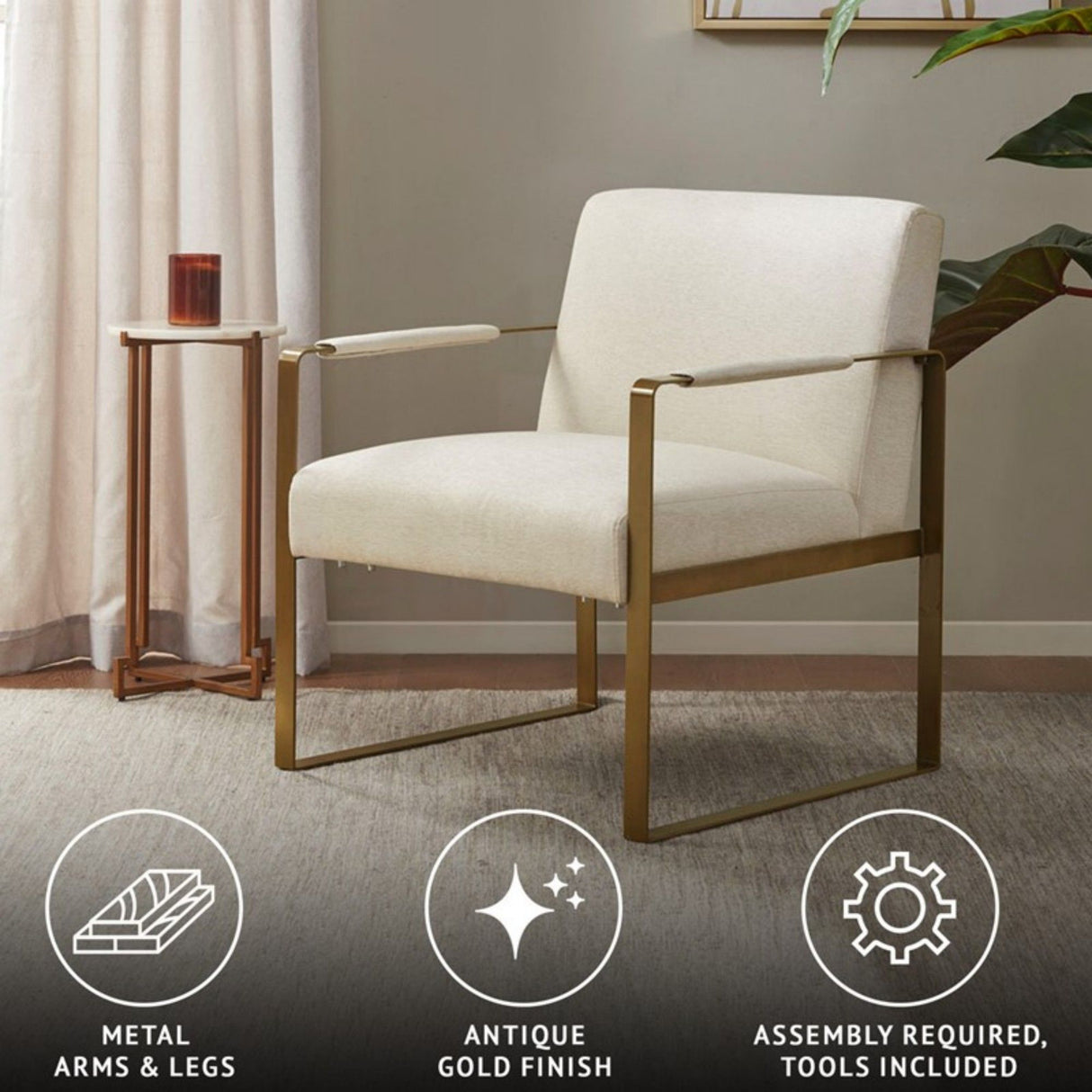 Perry Jayco - Accent Chair - Cream