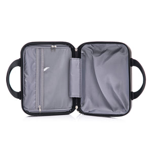 4-Piece Luggage Set with Cosmetic Case in Blue