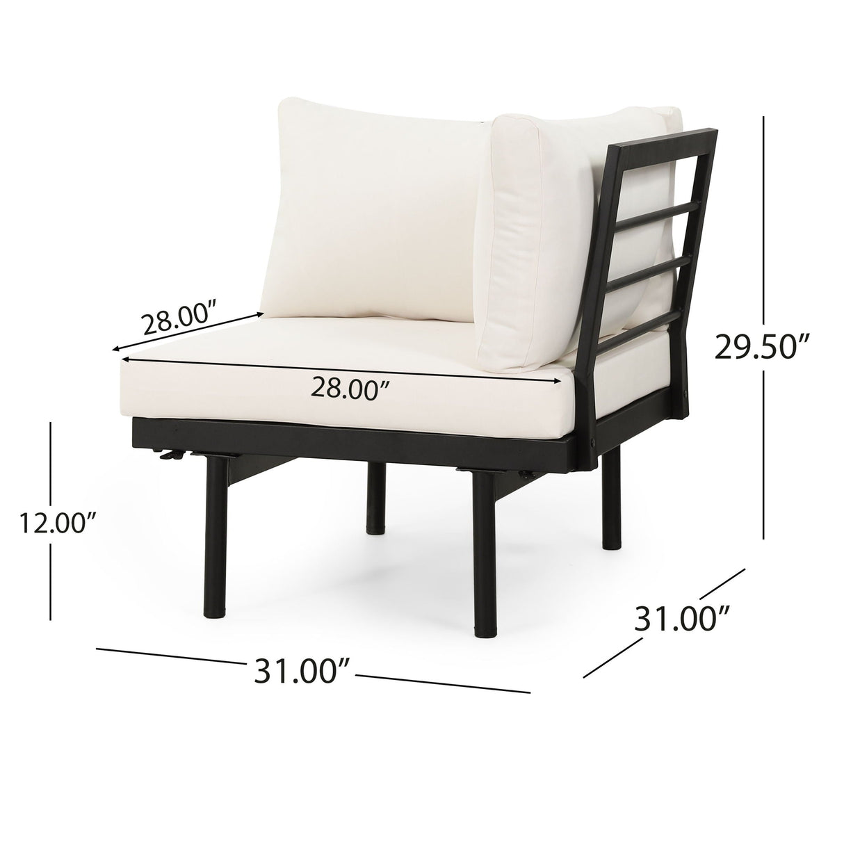 Theo - Sofa Corner, Coffee Table - Cream - Best Buy Furniture