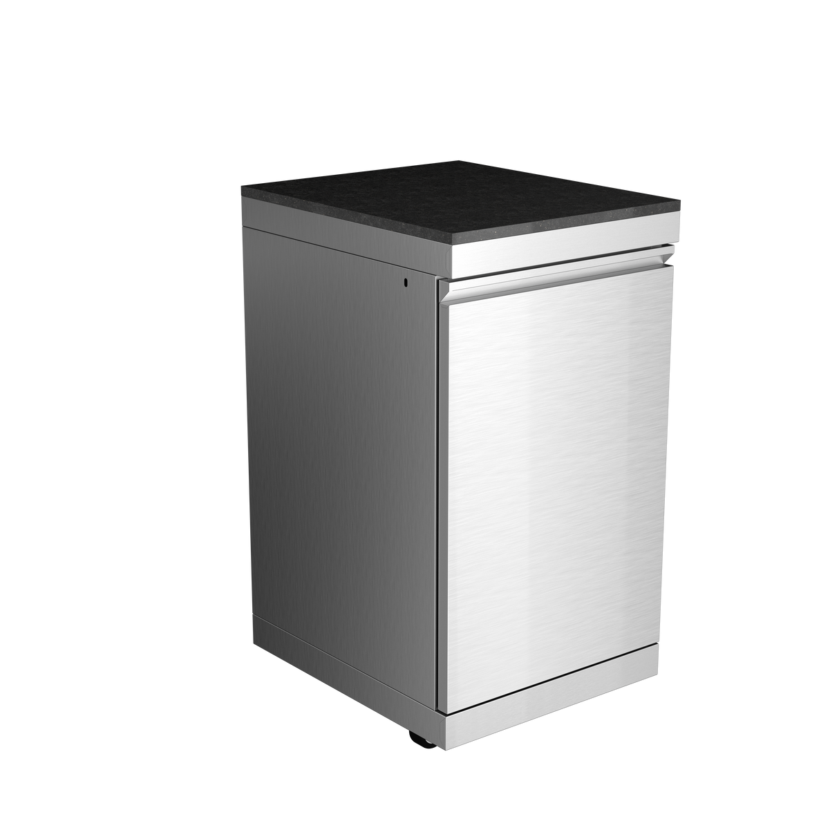 Storage Cabinet Stainless Steel Outdoor Kitchen Islands Right Open
