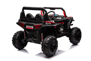 12V7A*2 30W*4 Four-Wheel Drive Seat One Button Start, Forward And Backward, High And Low Speed, Music, Front Light, Power Display, Two Doors Can Open, 2.4G R / C, Seat Belt Four Wheel Absorber