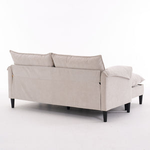 Convertible Combination Sofa With Footstools With Storage