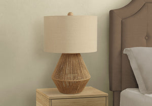 Lighting, Table Lamp, Rope, Resin, Transitional - Brown - Best Buy Furniture