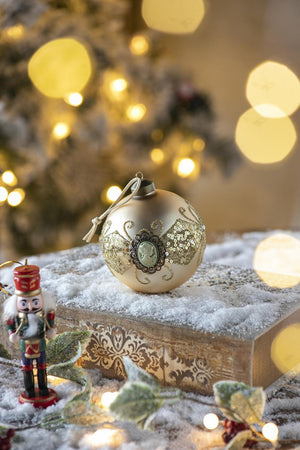 Decorative Hanging Ball Christmas Tree Ornaments For Holiday Decorations Set of 6