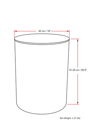 Curtis - Ombre Metal Cylinder Accent Table