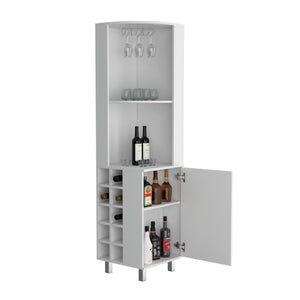 Kaia 70" Tall Corner Bar Cabinet