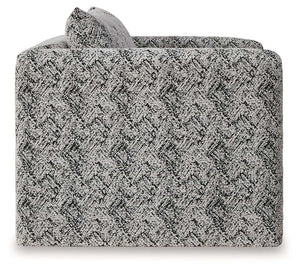 Kenbell - Accent Chair - Black / White - Best Buy Furniture