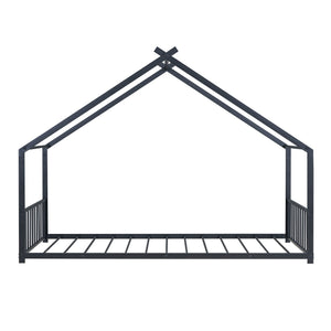 Metal House Bed