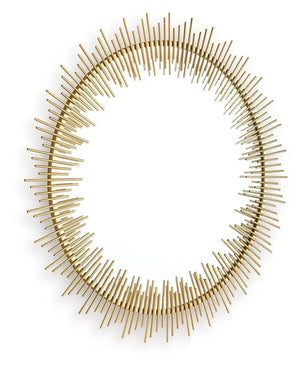 Wainport - Accent Mirror - Gold Finish - Best Buy Furniture