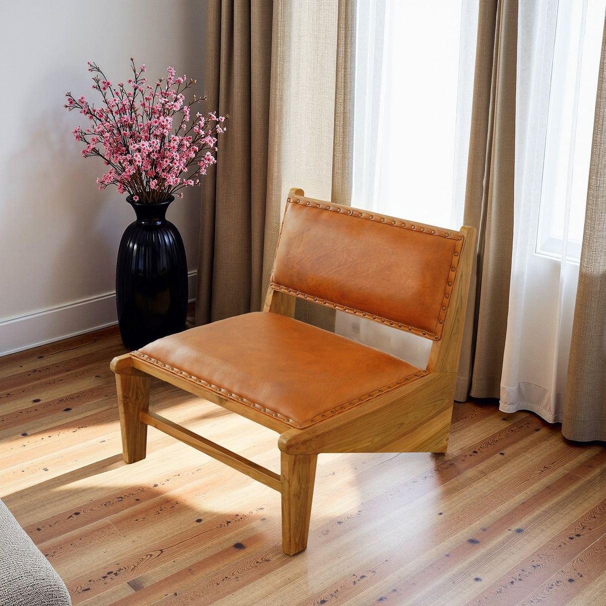 Talon Solid Wood Accent Chair
