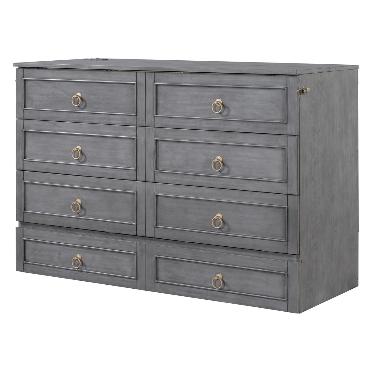 Murphy Bed With Large Drawers And Stylish Design