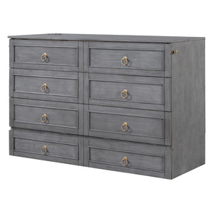 Murphy Bed With Large Drawers And Stylish Design