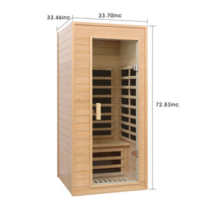 Hemlock One-Person Far Infrared Indoor Sauna Room
