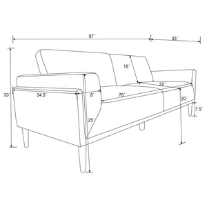 Andrena - Track Arms Sofa