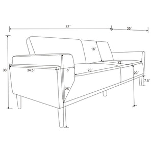 Andrena - Track Arms Sofa