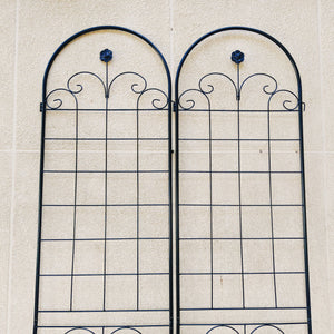 Metal Garden Trellis For Climbing Plants Outdoor Rustproof Plant Support Rose Trellis Netting Trellis