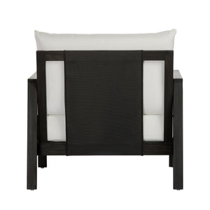 Outdoor Club Chair with Acacia Wood Frame
