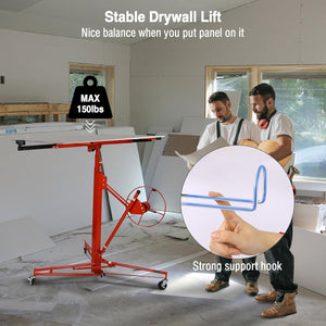 Drywall Lift 11FT - Heavy Duty Sheetrock Hoist