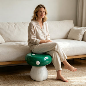 Mushroom Model Statue Stool