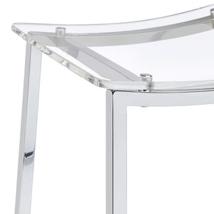 Staten - Backless Bar Stool (Set of 2) - Chrome