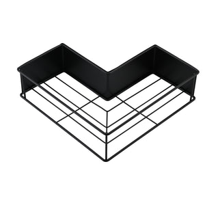 2-Pack Drill-Free Adhesive Corner Shower Caddy Organizer